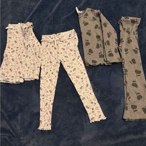 Zara Kids Matching Sets - Gray and Pink